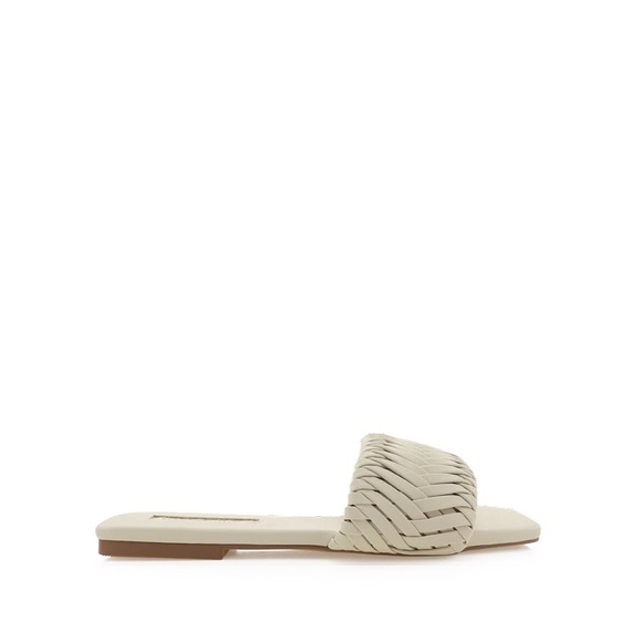 BILLINI | FEVA WOVEN SLIDES SANDALS | BONE - Picture 7 of 9